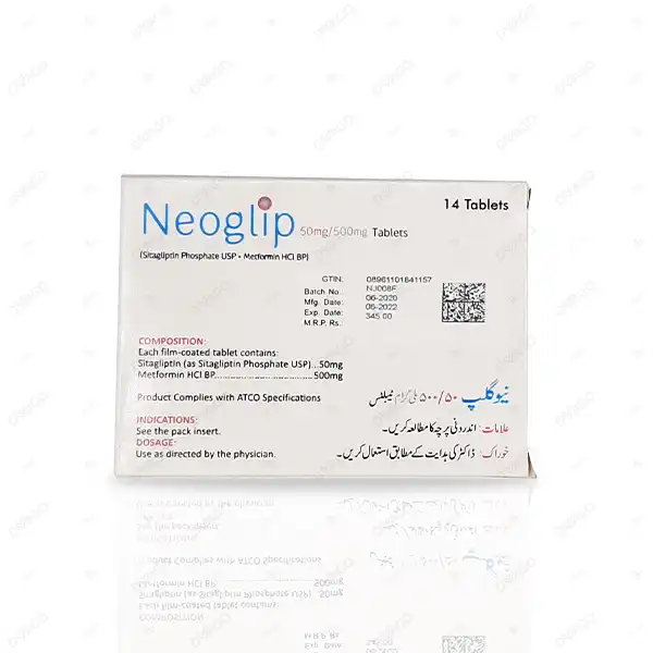 Neoglip Tablets 50mg/500mg